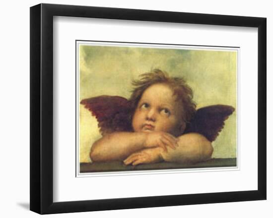 Sistine Madonna Detail-Raphael-Framed Art Print