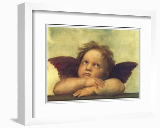 Sistine Madonna Detail-Raphael-Framed Art Print