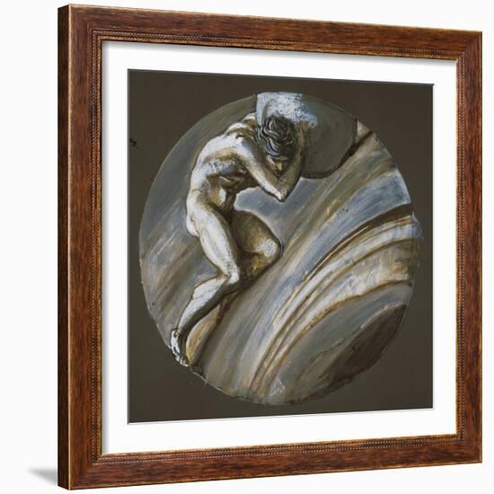 Sisyphus-Edward Burne-Jones-Framed Giclee Print