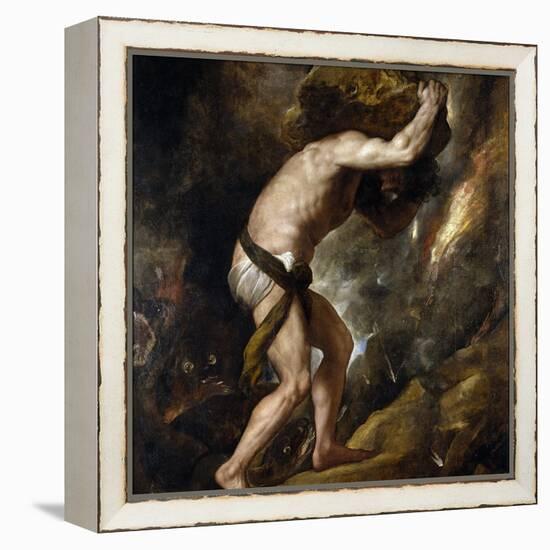 Sisyphus-Titian (Tiziano Vecelli)-Framed Premier Image Canvas