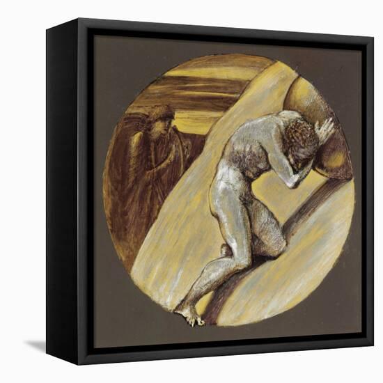 Sisyphus-Edward Burne-Jones-Framed Premier Image Canvas