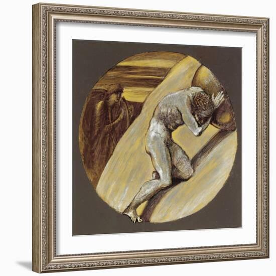 Sisyphus-Edward Burne-Jones-Framed Giclee Print