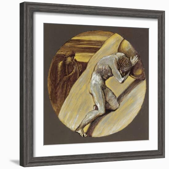 Sisyphus-Edward Burne-Jones-Framed Giclee Print