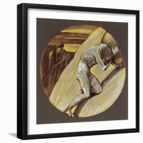 Sisyphus-Edward Burne-Jones-Framed Giclee Print