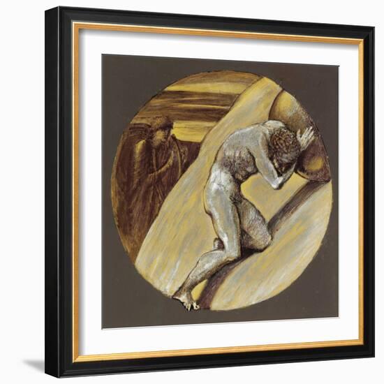 Sisyphus-Edward Burne-Jones-Framed Giclee Print