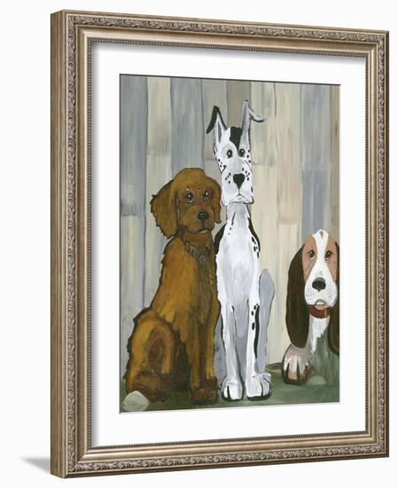 Sit and Stay I-Lisa Choate-Framed Art Print