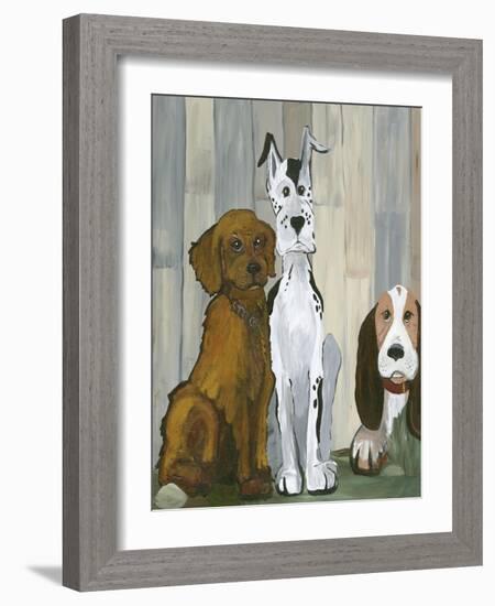 Sit and Stay I-Lisa Choate-Framed Art Print