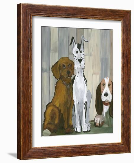 Sit and Stay I-Lisa Choate-Framed Art Print