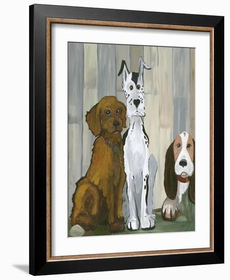 Sit and Stay I-Lisa Choate-Framed Art Print