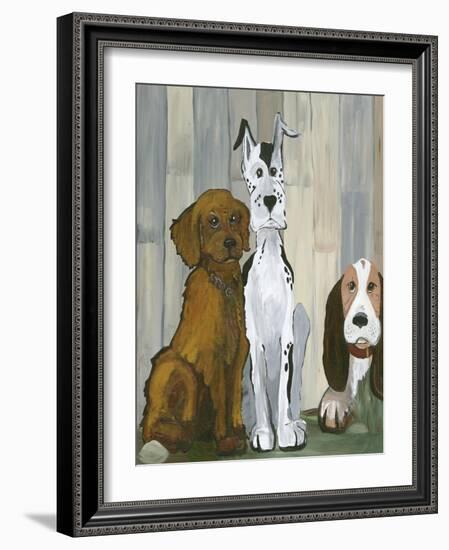 Sit and Stay I-Lisa Choate-Framed Art Print