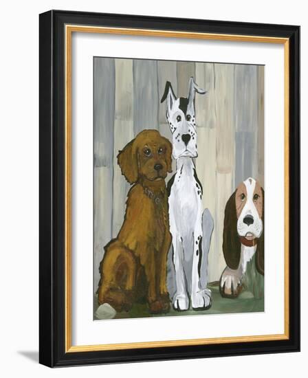 Sit and Stay I-Lisa Choate-Framed Art Print