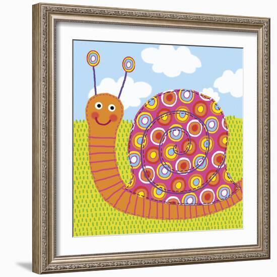 Sita The Snail-Jessie Eckel-Framed Giclee Print