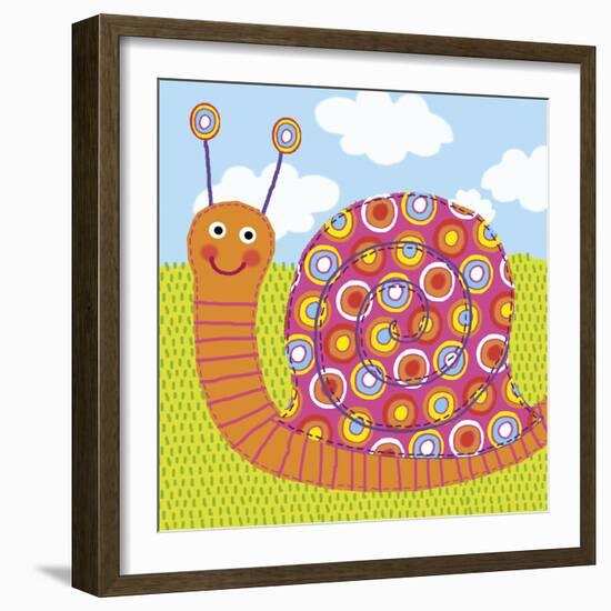 Sita The Snail-Jessie Eckel-Framed Giclee Print