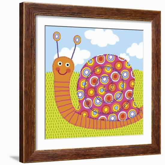 Sita The Snail-Jessie Eckel-Framed Giclee Print