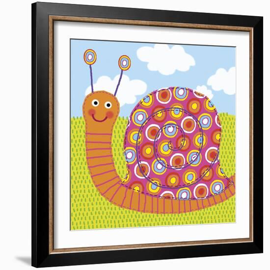 Sita The Snail-Jessie Eckel-Framed Giclee Print