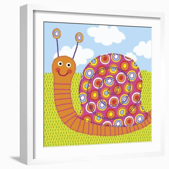 Sita The Snail-Jessie Eckel-Framed Giclee Print