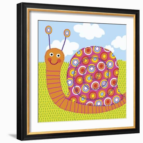 Sita The Snail-Jessie Eckel-Framed Giclee Print