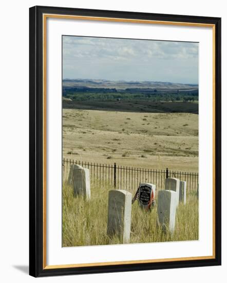 Site of Massacre, Including Where Custer Fell, Little Big Horn, Montana, USA-Ethel Davies-Framed Photographic Print