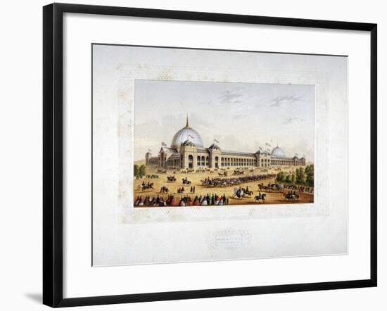 Site of the 1862 International Exhibition, Cromwell Road, Kensigton, London, 1862-null-Framed Giclee Print