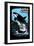 Sitka, Alaska - Orca - Scratchboard-Lantern Press-Framed Art Print