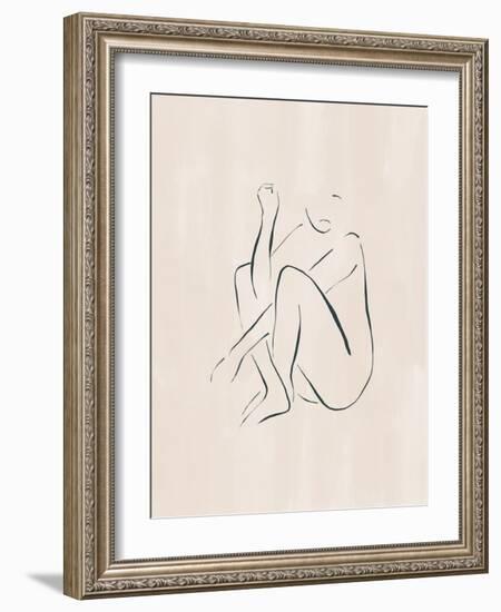 Sitting and Thinking-Ivy Green Illustrations-Framed Giclee Print