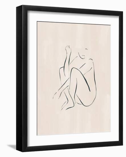 Sitting and Thinking-Ivy Green Illustrations-Framed Giclee Print