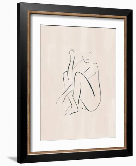 Sitting and Thinking-Ivy Green Illustrations-Framed Giclee Print