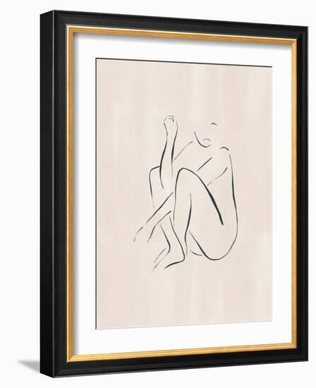 Sitting and Thinking-Ivy Green Illustrations-Framed Giclee Print