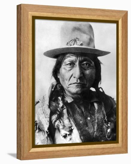 Sitting Bull (1834-1890)-null-Framed Premier Image Canvas