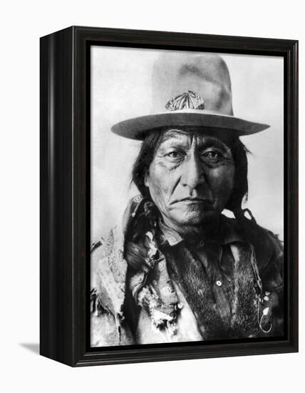 Sitting Bull (1834-1890)-null-Framed Premier Image Canvas