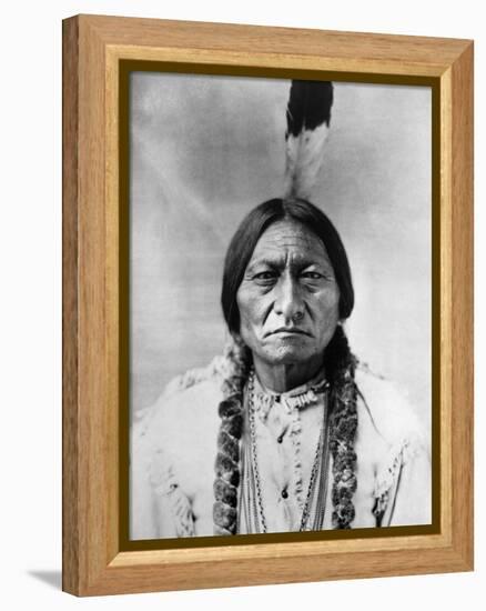 Sitting Bull (1834-1890)-null-Framed Premier Image Canvas