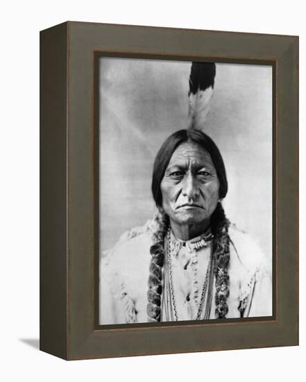 Sitting Bull (1834-1890)-null-Framed Premier Image Canvas