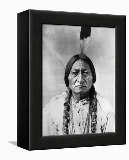 Sitting Bull (1834-1890)-null-Framed Premier Image Canvas