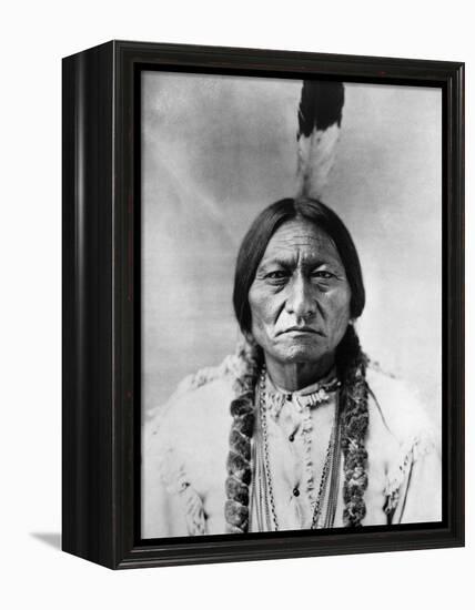 Sitting Bull (1834-1890)-null-Framed Premier Image Canvas