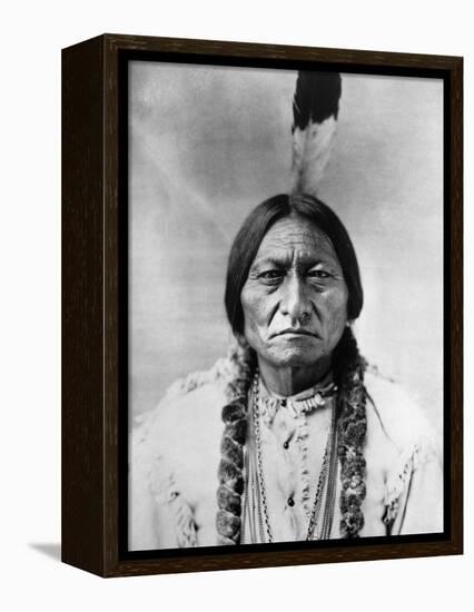 Sitting Bull (1834-1890)-null-Framed Premier Image Canvas