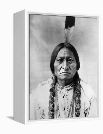 Sitting Bull (1834-1890)-null-Framed Premier Image Canvas