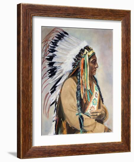 Sitting Bull (1834-1890)-null-Framed Photographic Print