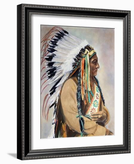 Sitting Bull (1834-1890)-null-Framed Photographic Print