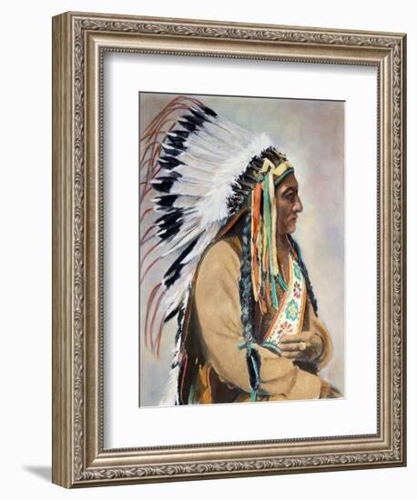 Sitting Bull (1834-1890)-null-Framed Photographic Print