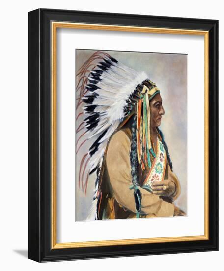 Sitting Bull (1834-1890)-null-Framed Photographic Print