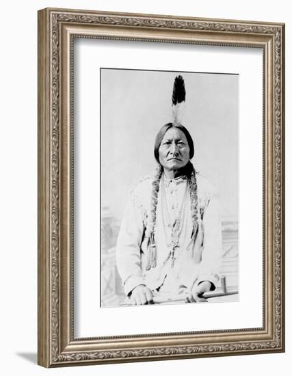 Sitting Bull, a Hunkpapa Lakota Tribal Chief-Stocktrek Images-Framed Photographic Print