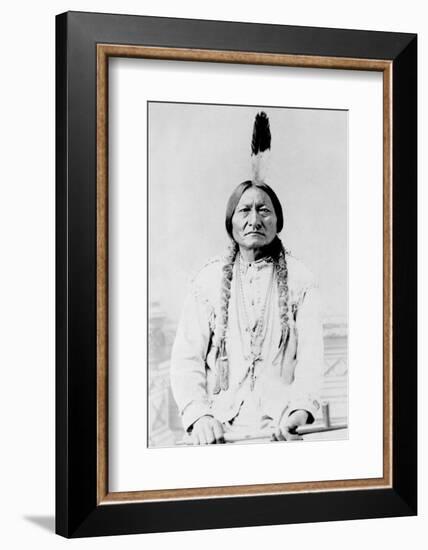 Sitting Bull, a Hunkpapa Lakota Tribal Chief-Stocktrek Images-Framed Photographic Print