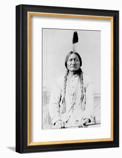 Sitting Bull, a Hunkpapa Lakota Tribal Chief-Stocktrek Images-Framed Photographic Print