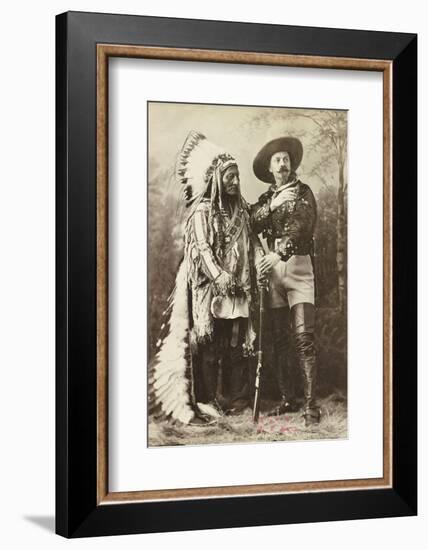 Sitting Bull and Buffalo Bill, 1885-Canadian Photographer-Framed Photographic Print