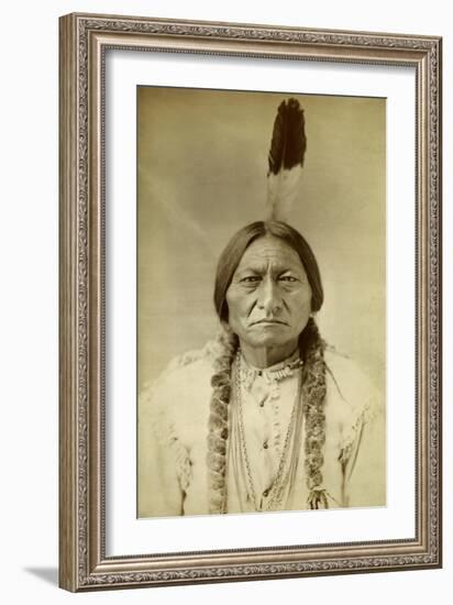 Sitting Bull, c.1885-D. F. Barry-Framed Giclee Print