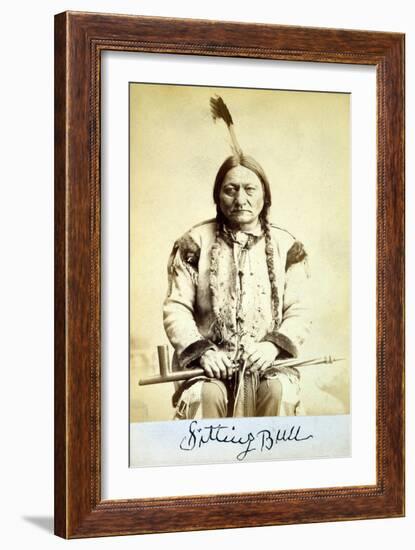 Sitting Bull, Lakota Tribal Chief-Science Source-Framed Giclee Print