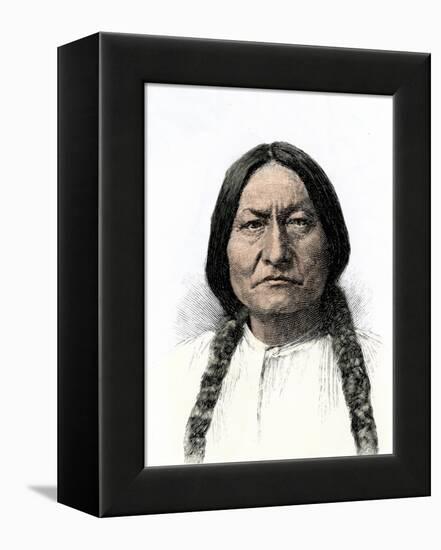 Sitting Bull, or Tatanka Iyotake, Leader of the Sioux Nation-null-Framed Premier Image Canvas