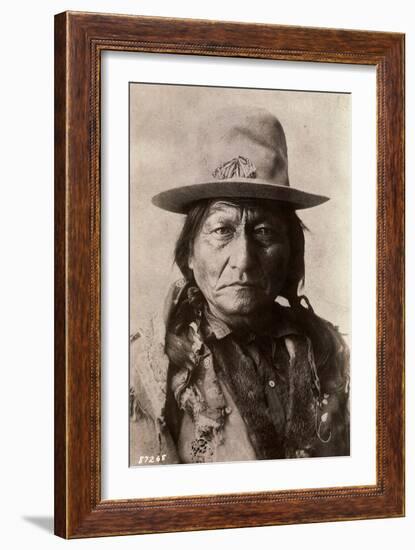 Sitting Bull (Tatanka Iyotake) 1831-1890 Teton Sioux Indian Chief-null-Framed Giclee Print