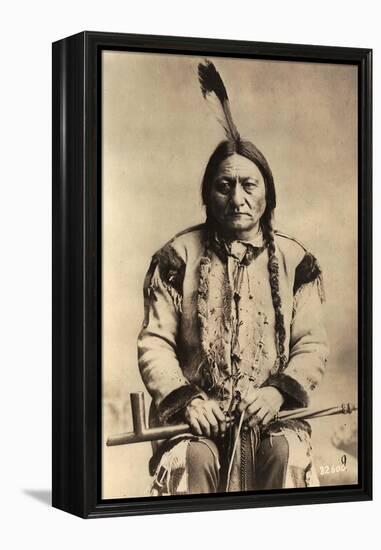 Sitting Bull (Tatanka Iyotake) 1831-90 Teton Sioux Indian Chief-null-Framed Premier Image Canvas