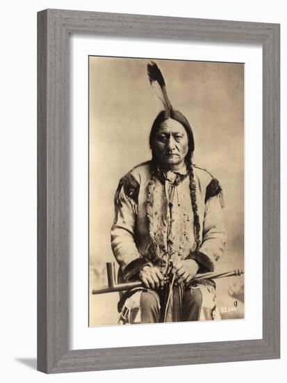 Sitting Bull (Tatanka Iyotake) 1831-90 Teton Sioux Indian Chief-null-Framed Giclee Print